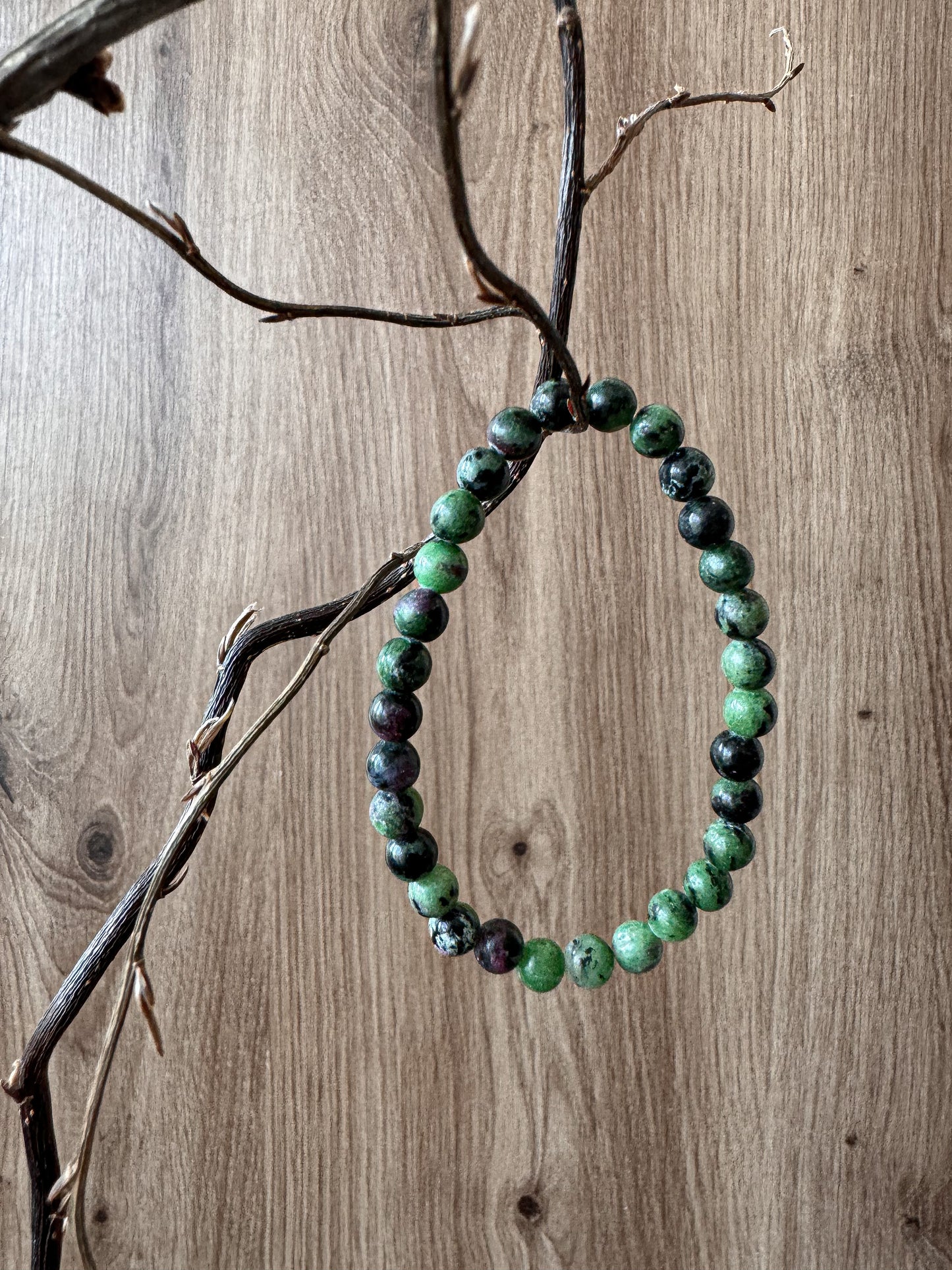 Ruby Zoisite Bracelet