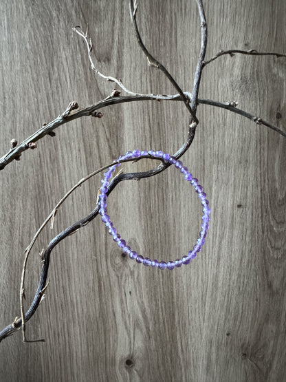 Armband aus Amethyst, facettiert