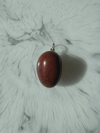 pendant made of red jasper