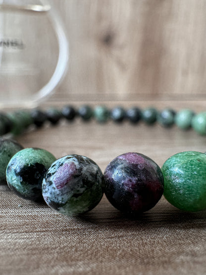 Ruby Zoisite Bracelet