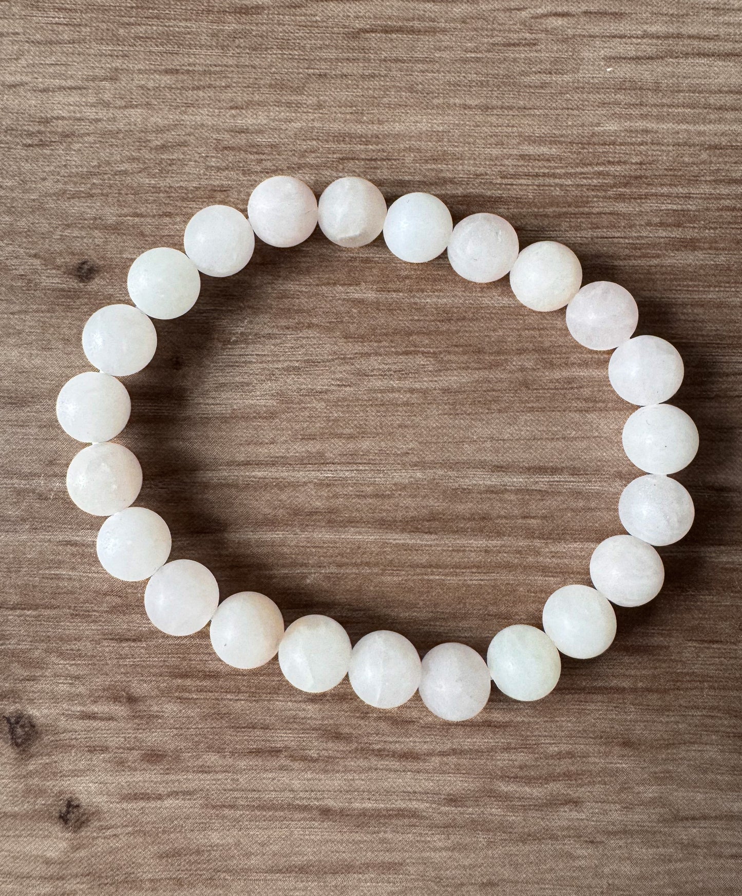 Matt rose quartz bracelet