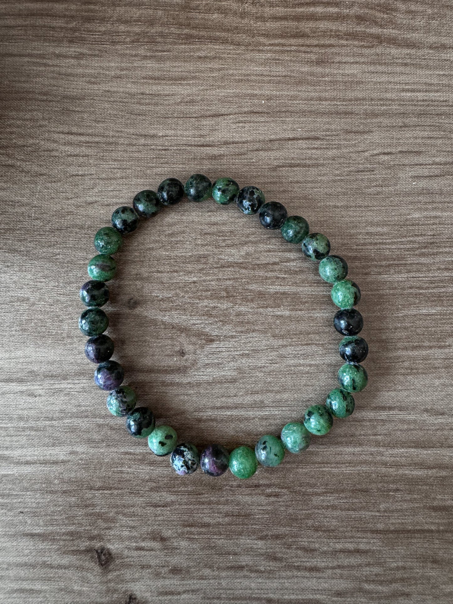 Ruby Zoisite Bracelet