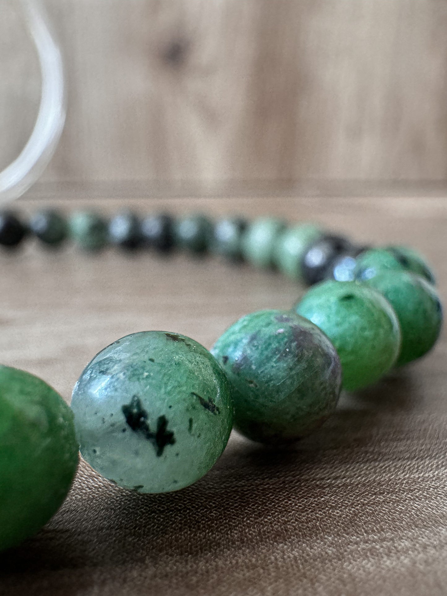 Ruby Zoisite Bracelet