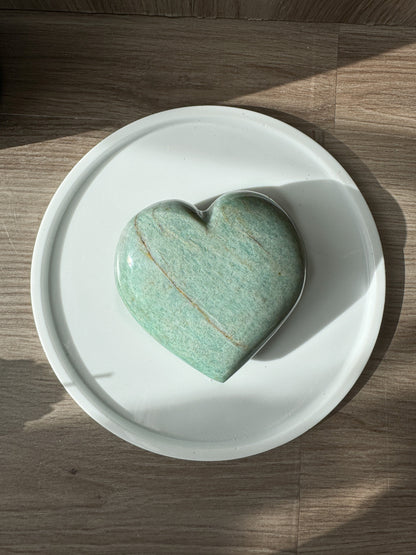 Amazonite Stone, Heart